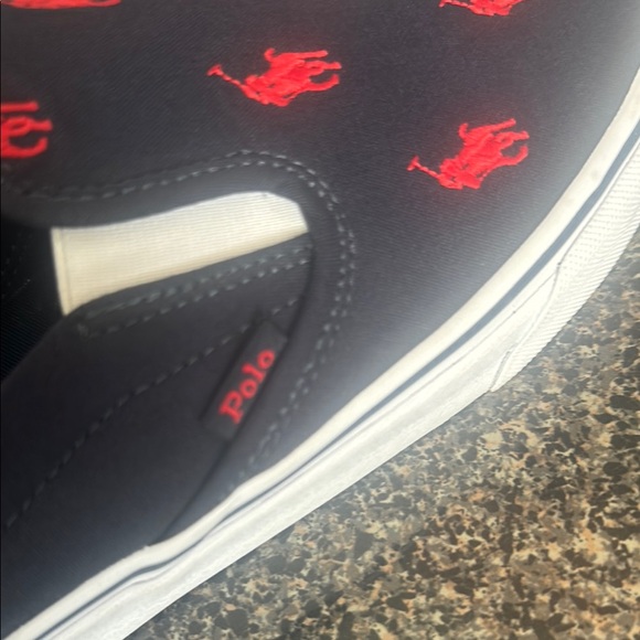 Polo Ralph Lauren Navy Slip-On Sneakers - Picture 9 of 10